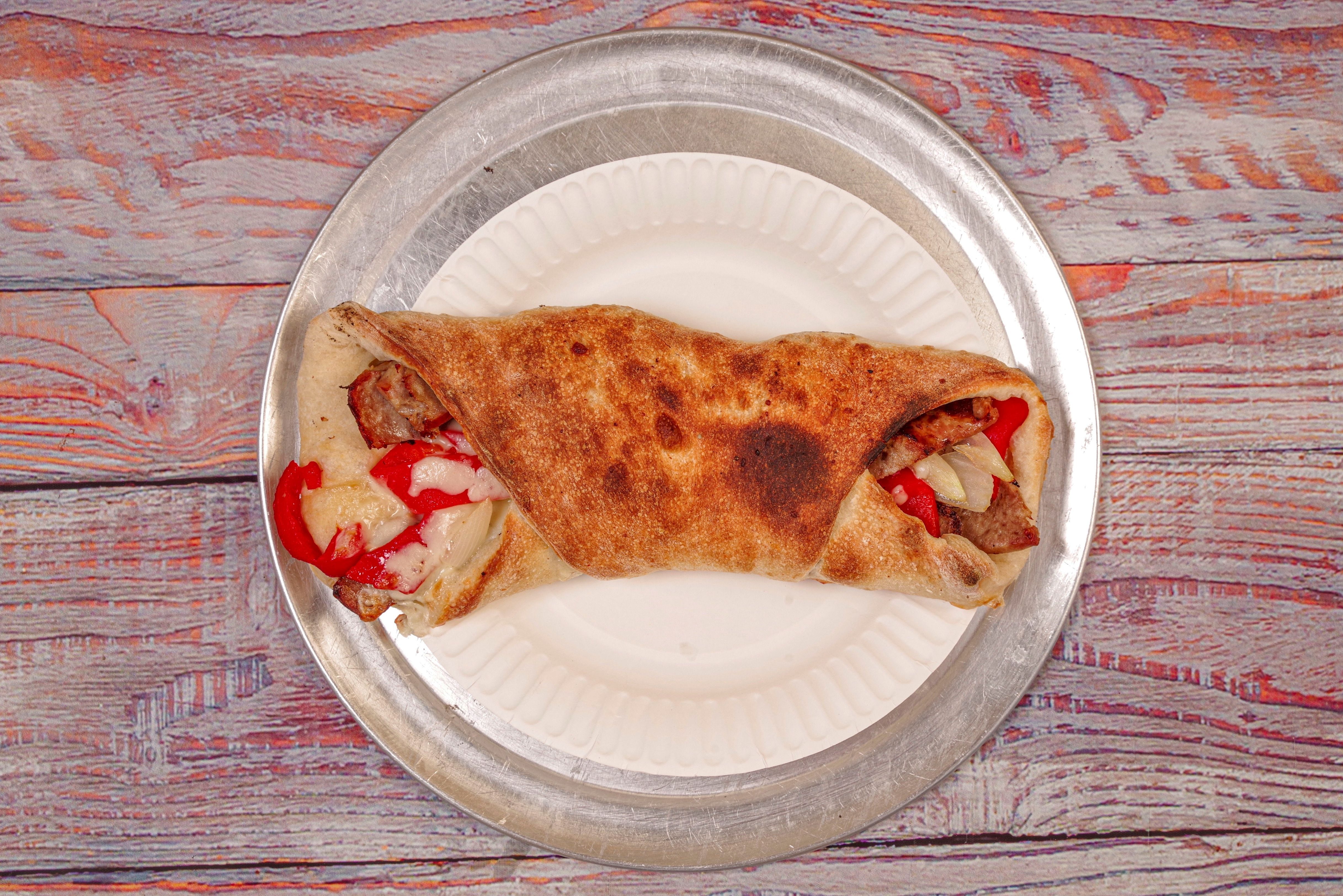 Sausage & Pepper Roll.