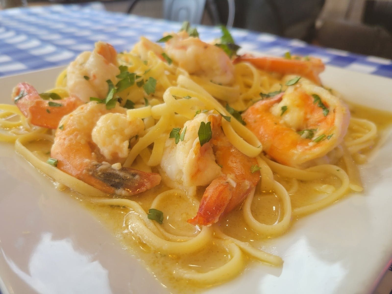 Linguine Shrimp Scampi.