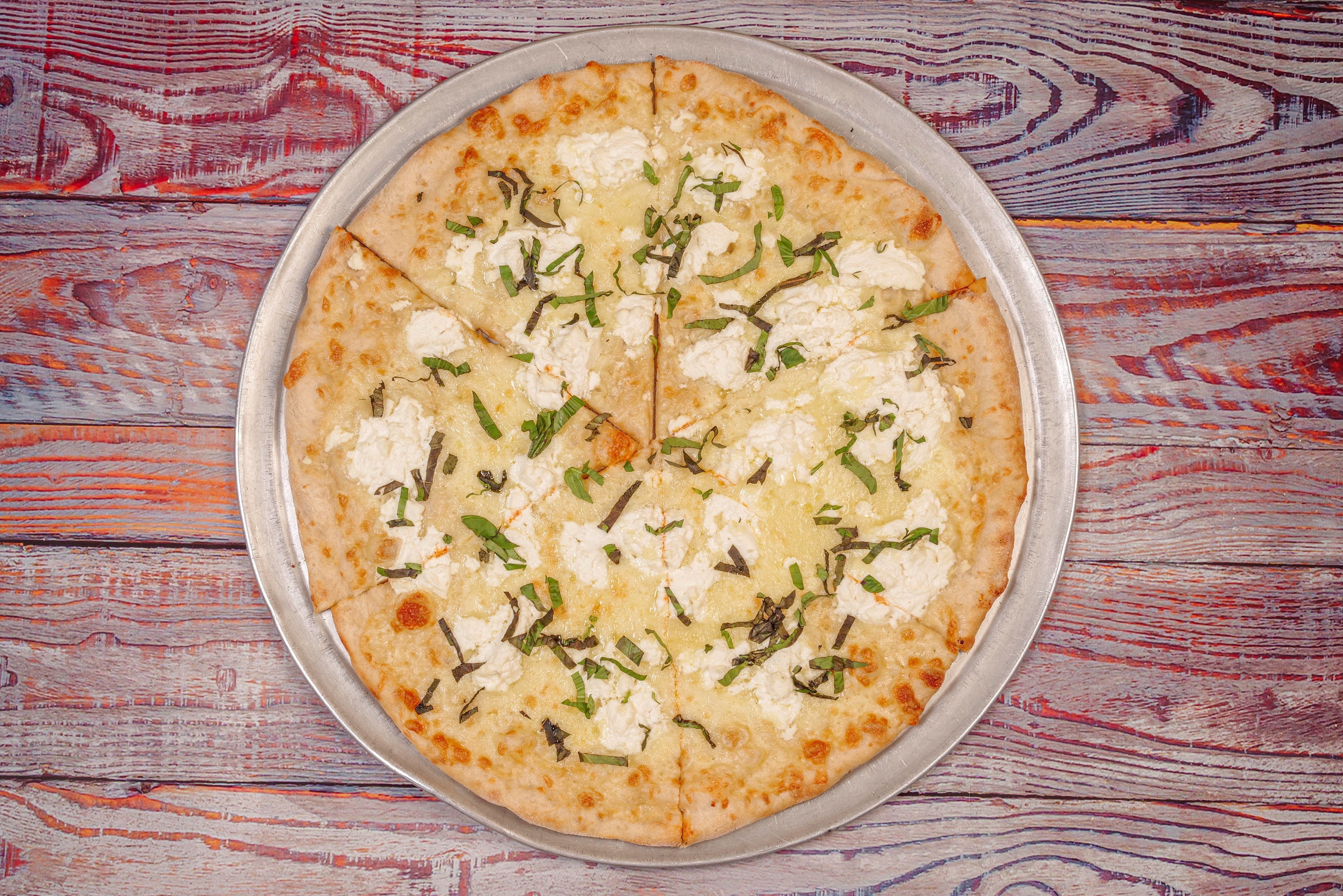 White Pizza Round.