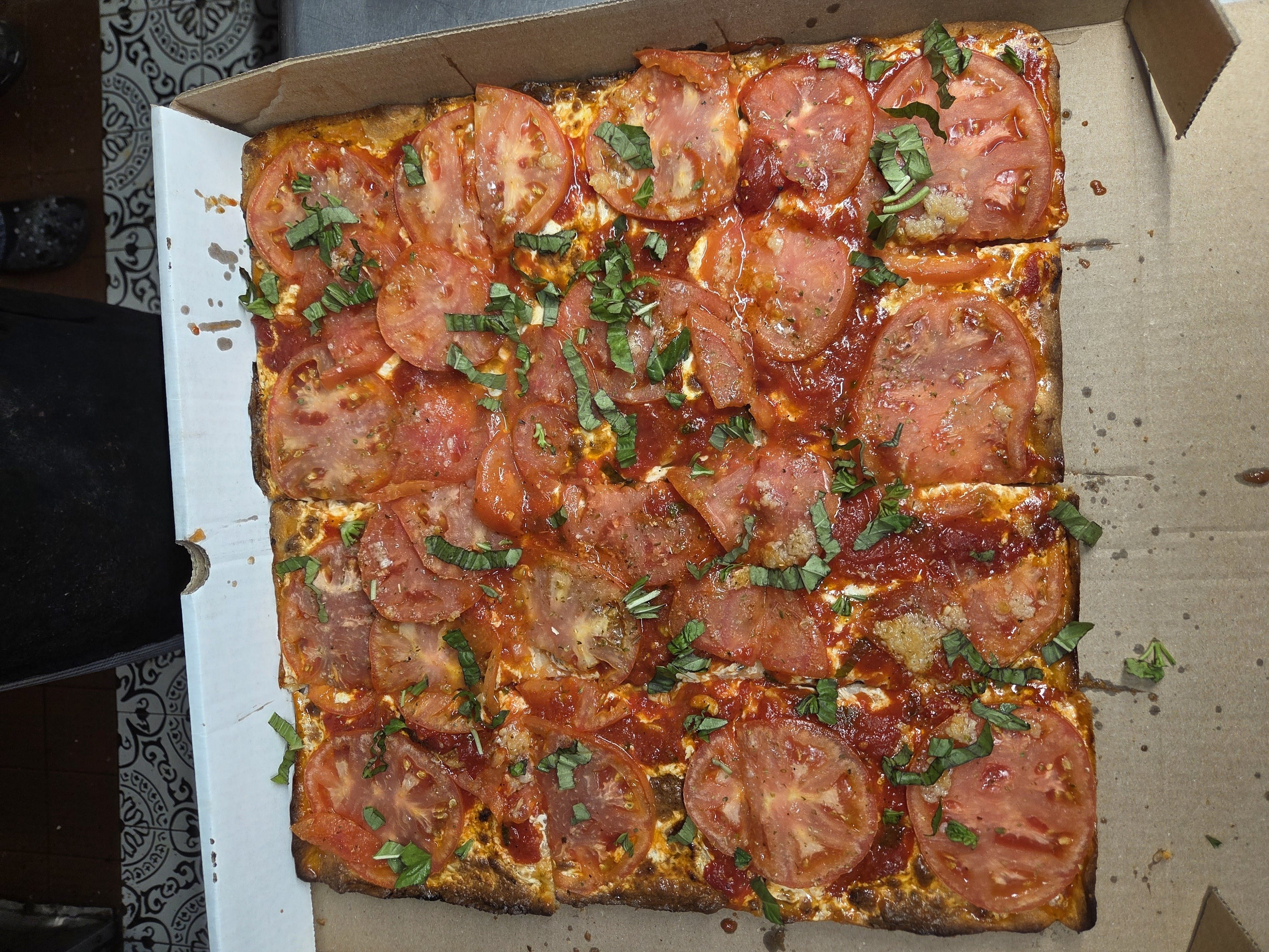 Grandma Caprese Thin Crust.