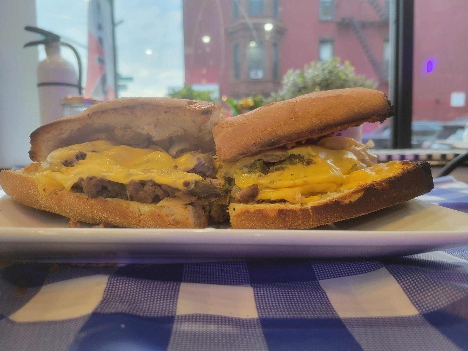 Philly Cheese Steak Hero.