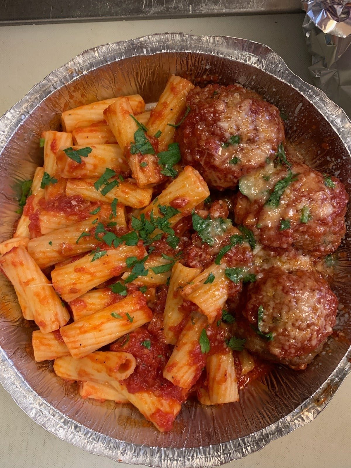 Meatball Parmesan.