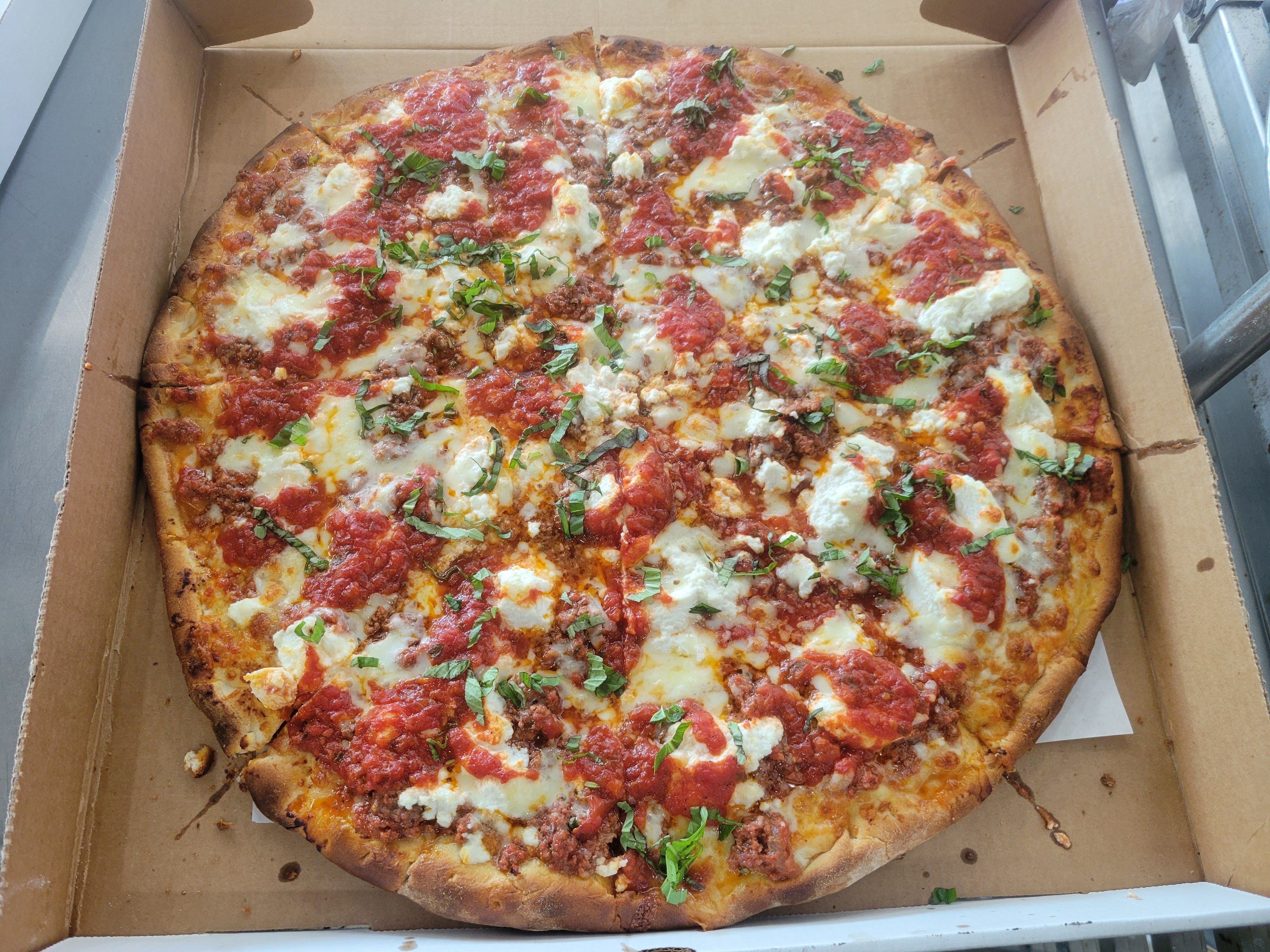 Lasagna Pizza Round.