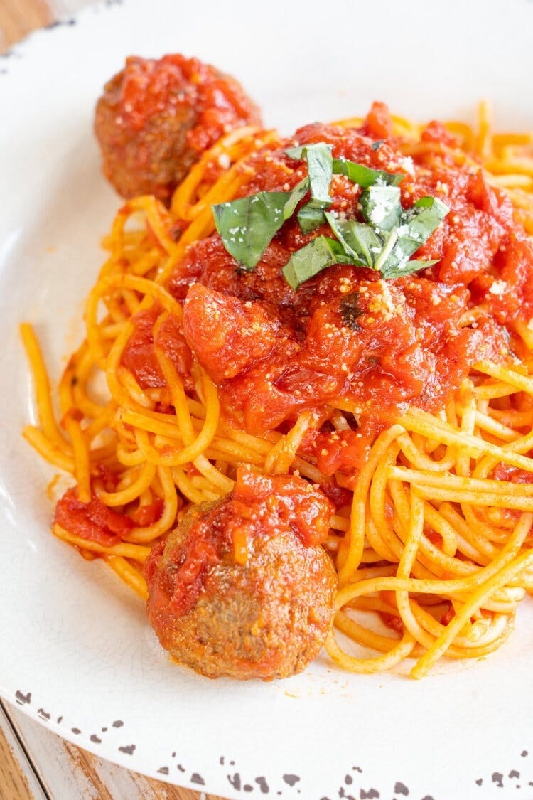 Spaghetti With Meatballs.
