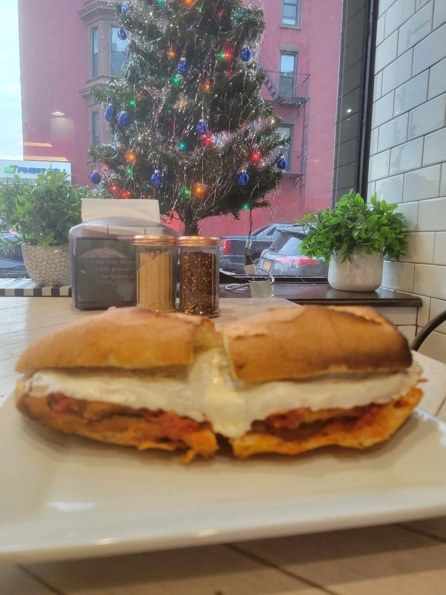Eggplant Parmesan Hero.