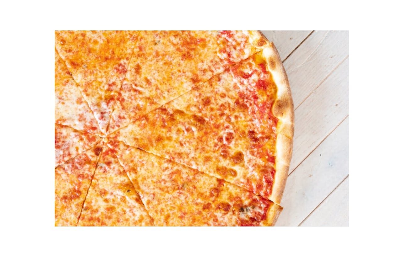 Round Cheese Pizza.