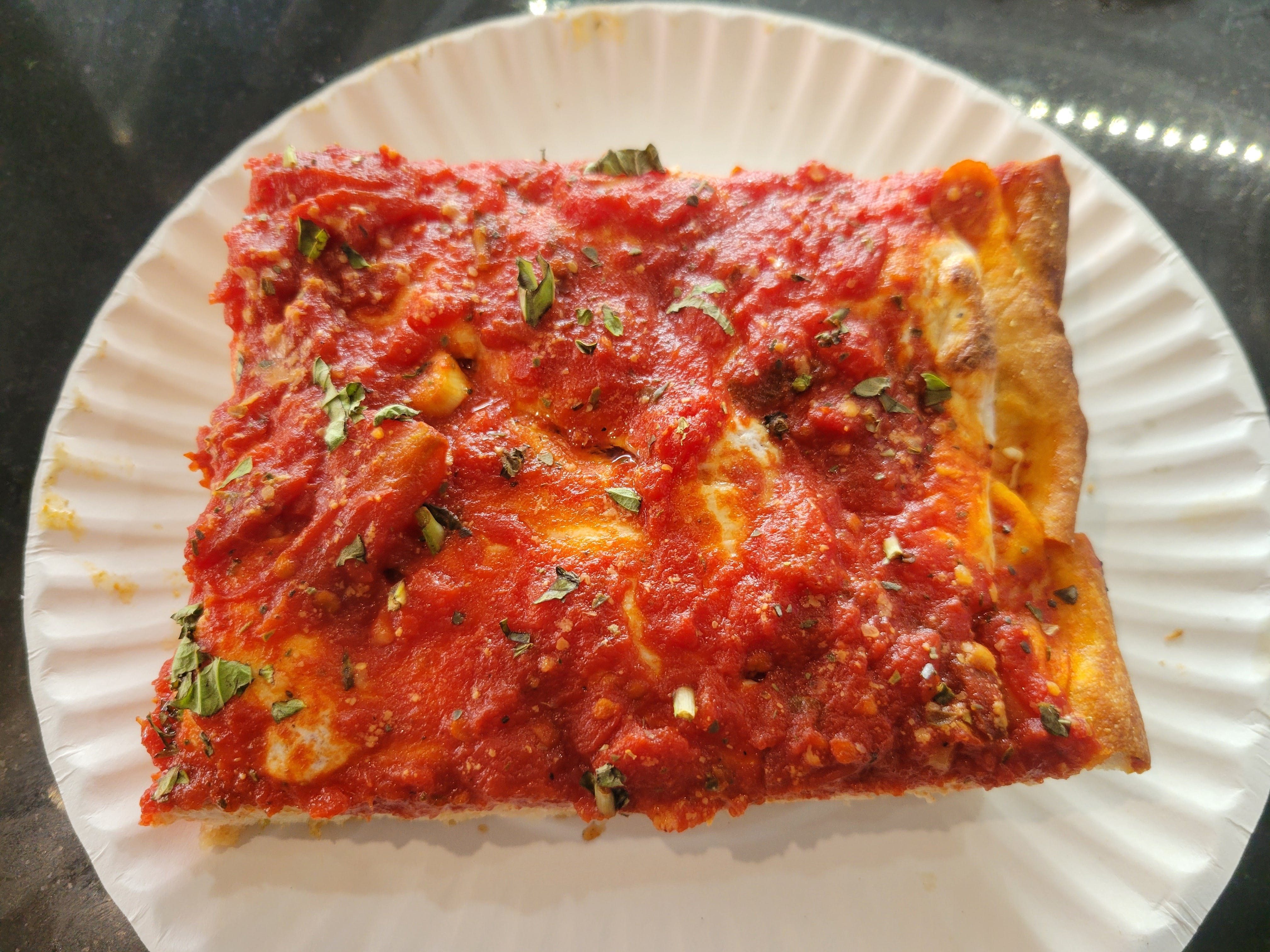 Upside Down Pizza Slice.