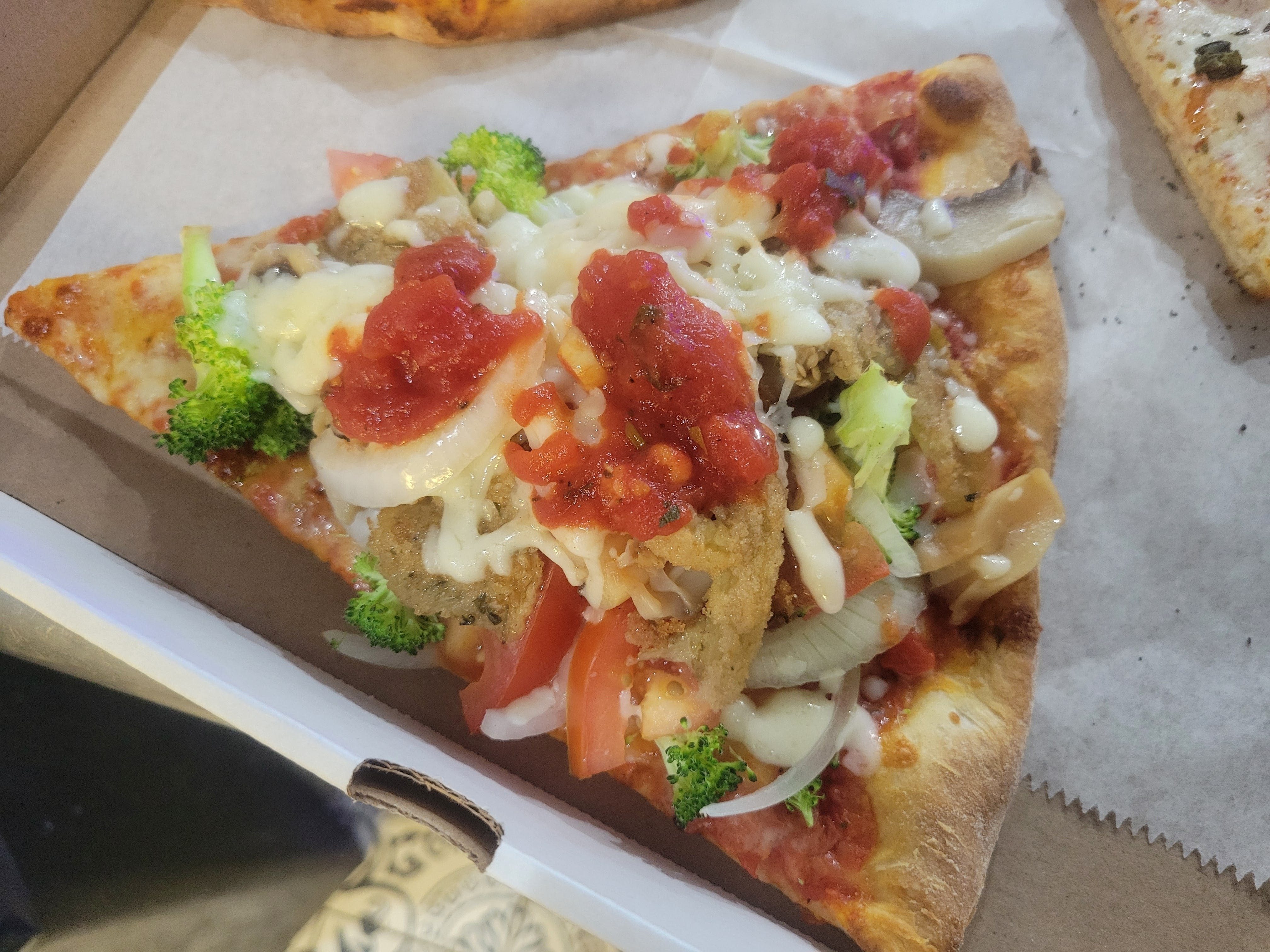 Veggie Pizza Slice.