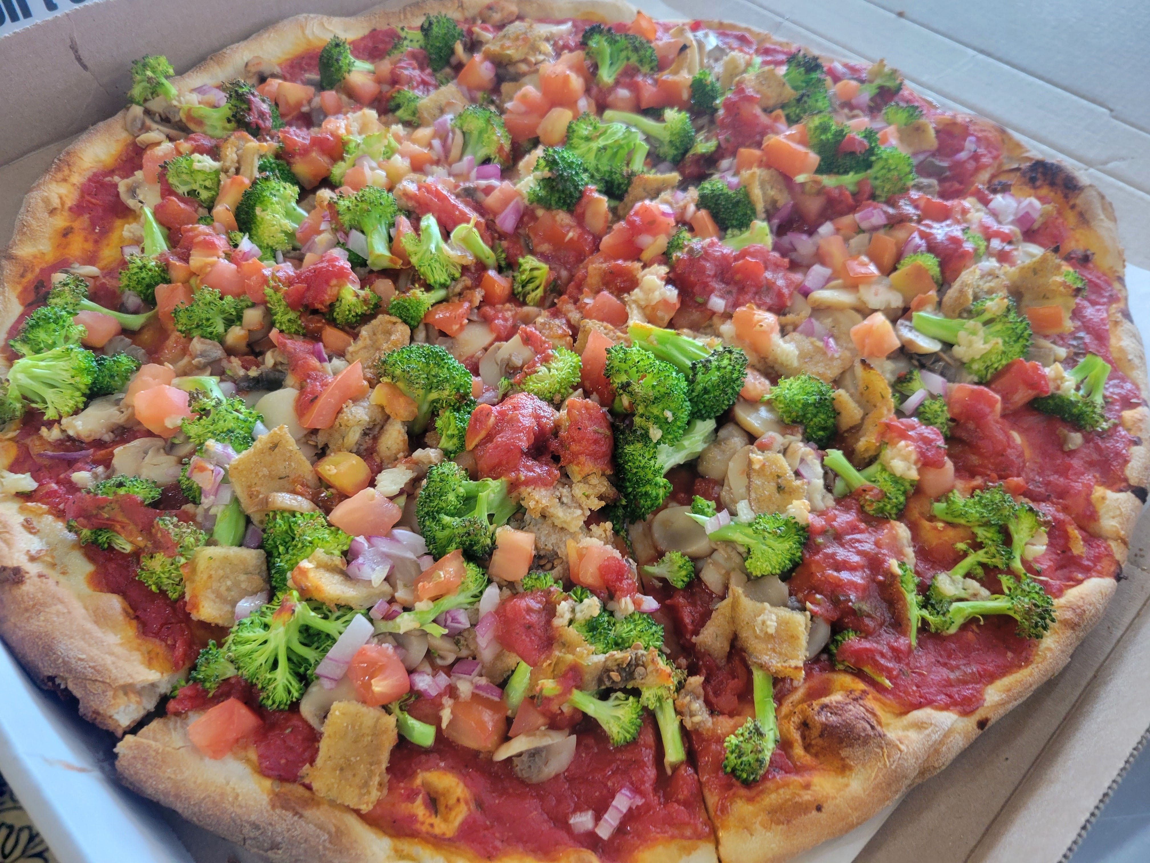 Mixed Veggie Pizza.