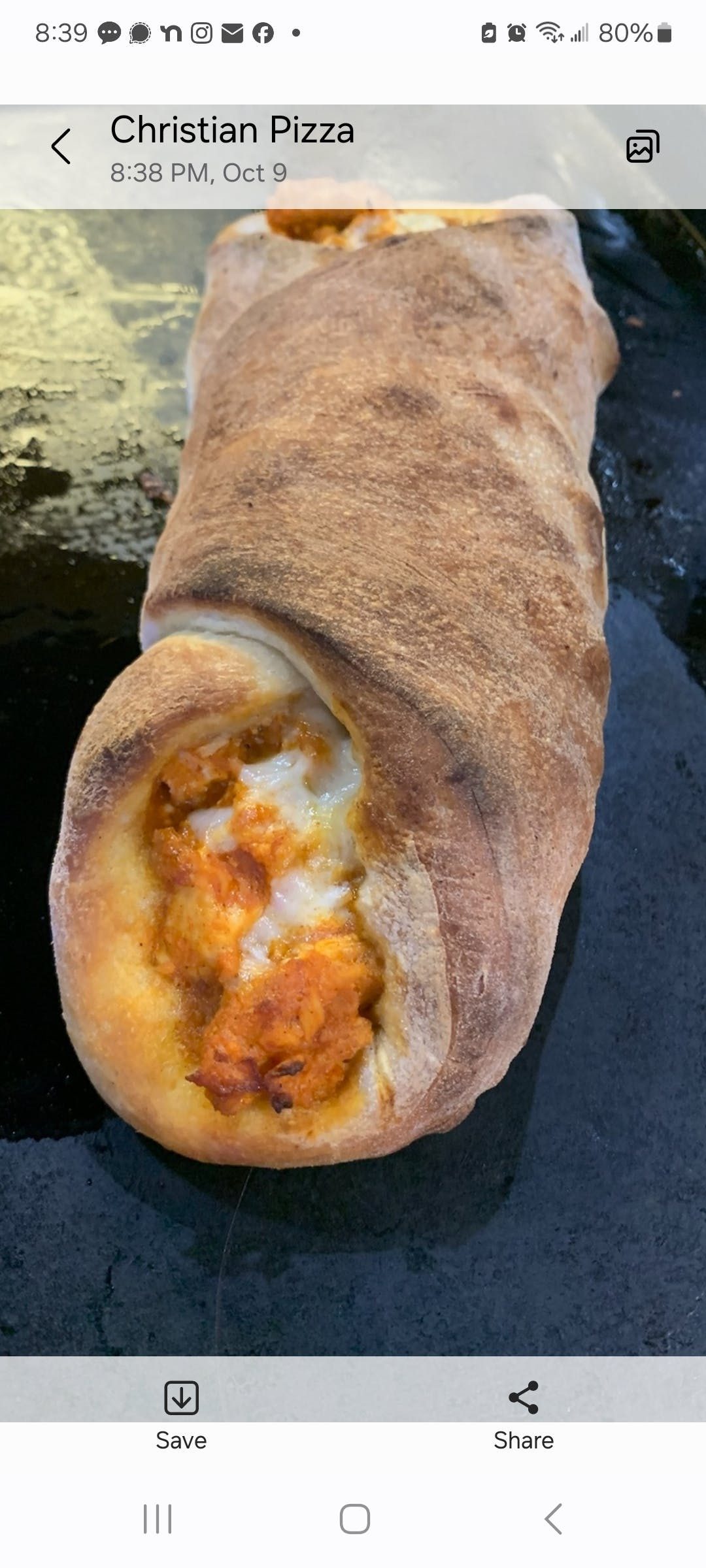 Buffalo Chicken Roll.