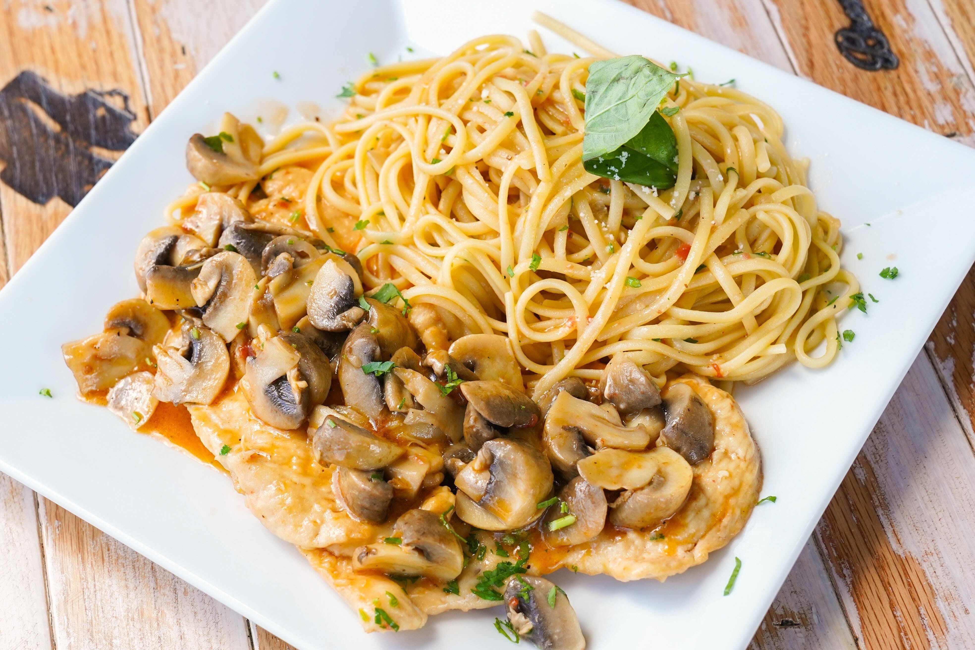 Chicken Marsala.